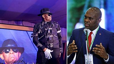 [Photos] Top Nigerian business exec recreates Michael Jackson at Xmas party