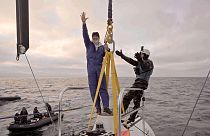 Image: Victor Vescovo, left, recently completed the Five Deeps Expedition w