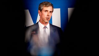 Image: Beto O'Rourke speaks at a Democratic National Committee event in Atl