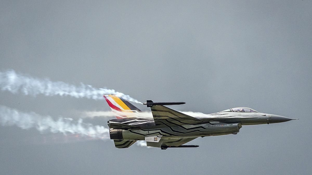 Image: Belgian F16 fighter