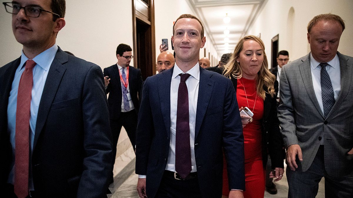 Image: Facebook Chief Executive Mark Zuckerberg meets with lawmakers to dis