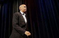 Image: Democratic presidential candidate Sen. Cory Booker of New Jersey