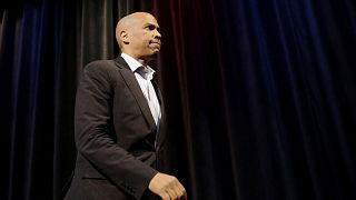 Image: Democratic presidential candidate Sen. Cory Booker of New Jersey