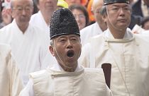 Japonya: Osaka'da yüksek sesle gülme etkinliği
