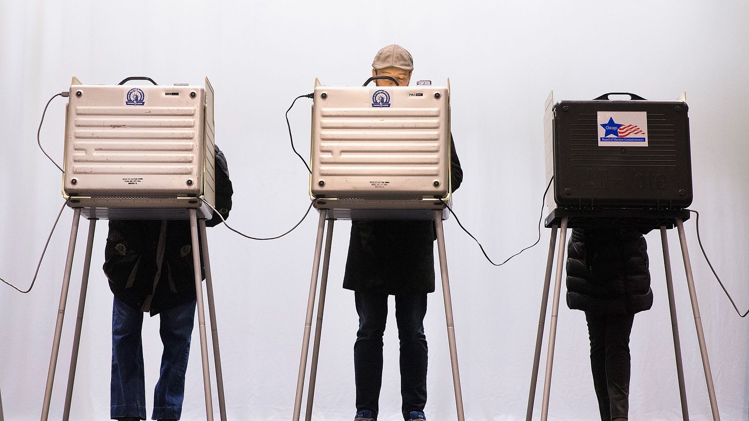 Image: Voters Go To The Polls In Illinois Presidential Primary