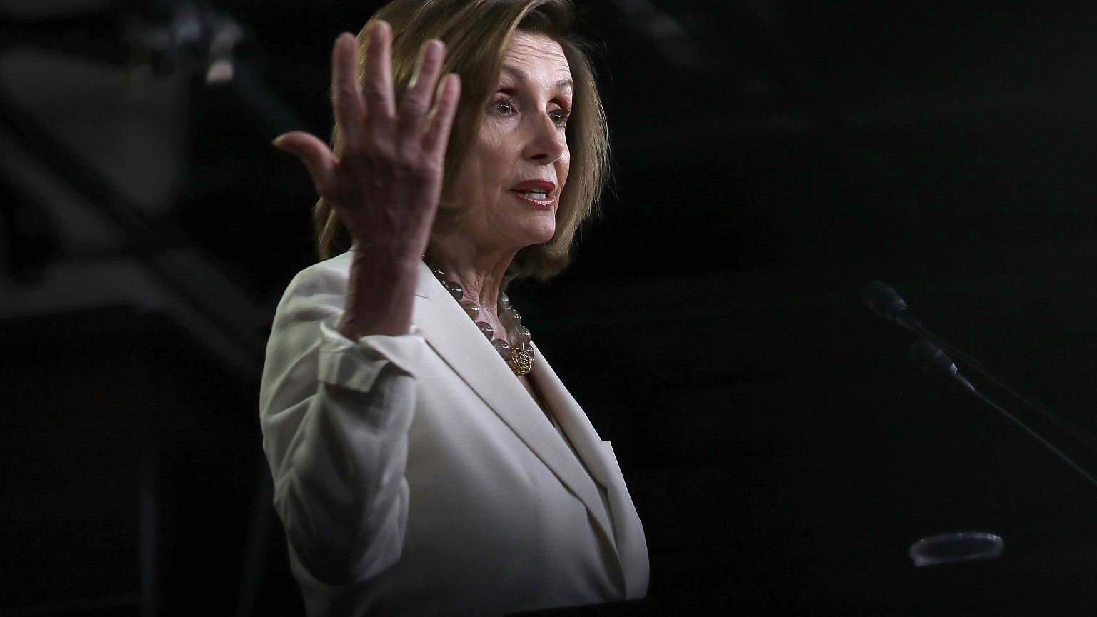 Image: Speaker Of The House Nancy Pelosi Addresses The Media In Weekly Pres
