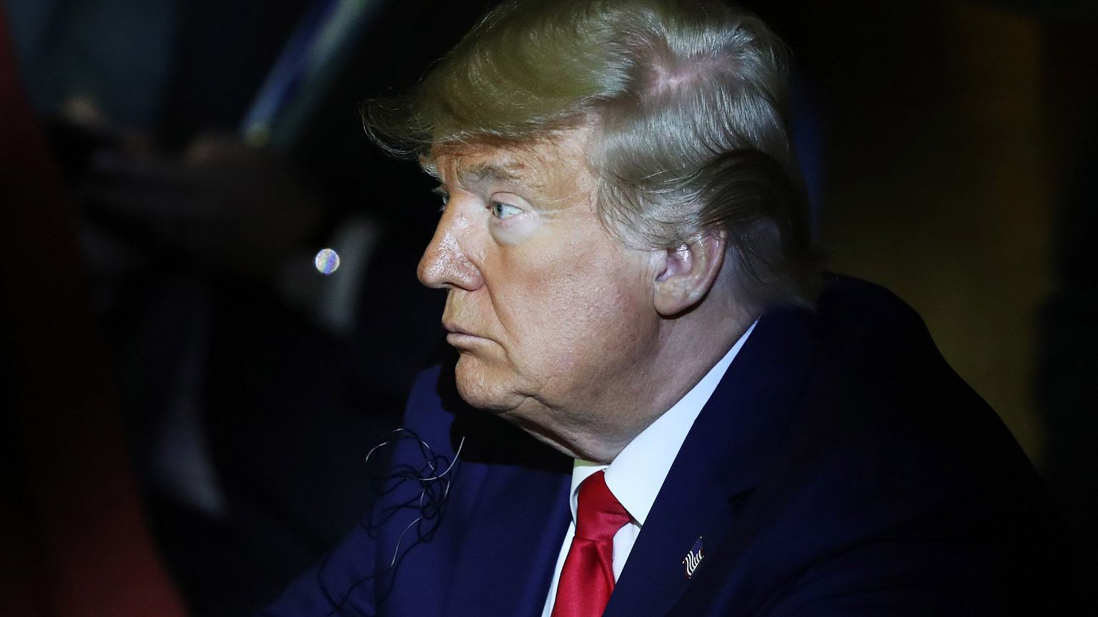 Image: President Donald Trump briefly attends the United Nations (UN) Clima