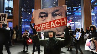 Image: Protestors In NYC Call For Trump Impeachment For Acts Of Sexual Assa
