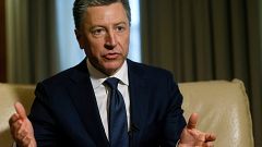 Image: U.S. Special Representative for Ukraine Negotiations Volker gestures