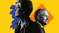 Image: Elizabeth Warren and Harry Reid.