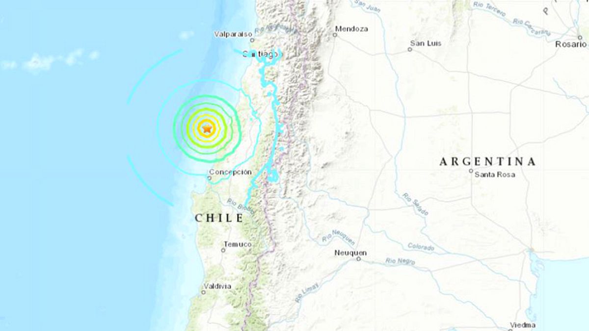 Image: A 6.8 magnitude earthquake struck off the coast of Chile on Sept. 29