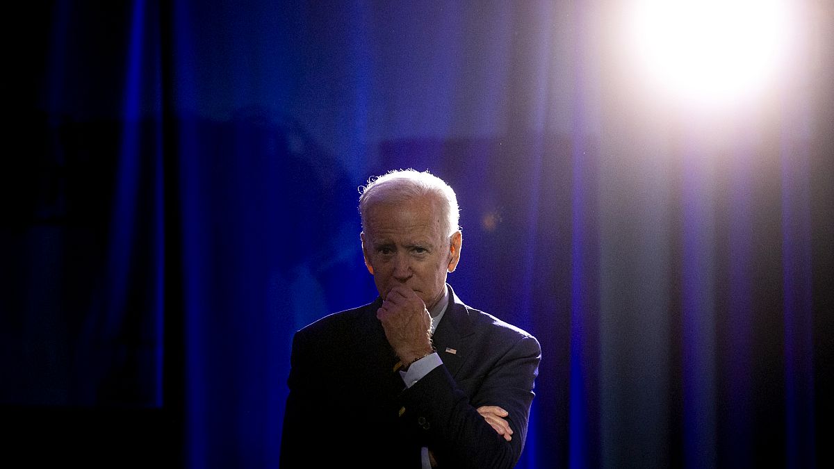 Image: Joe Biden listens during a forum in Columbia, S.C., on June 22, 2019