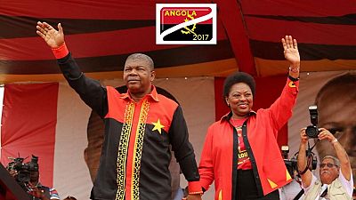 Angola's Pres. Lourenco excites revelers at a beach in Luanda