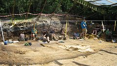 Excavation at the Rudabanya site