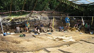 Excavation at the Rudabanya site