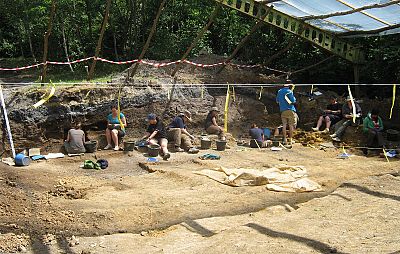 Excavation at the Rudabanya site.