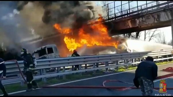 Seis muertos en un accidentes de tráfico en Italia Seis muertos en un accidentes de tráfico en Italia