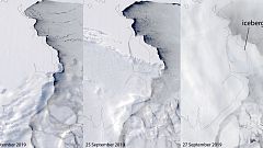 The Amery Ice Shelf iceberg calving sequence