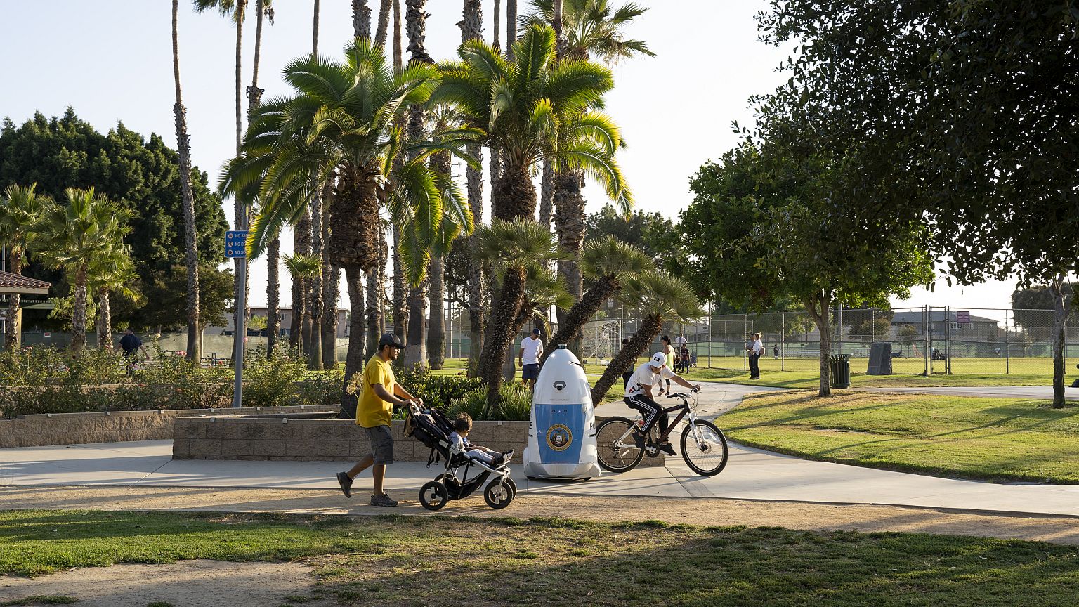 A RoboCop, a park and a fight: How expectations about robots are clashing with reality