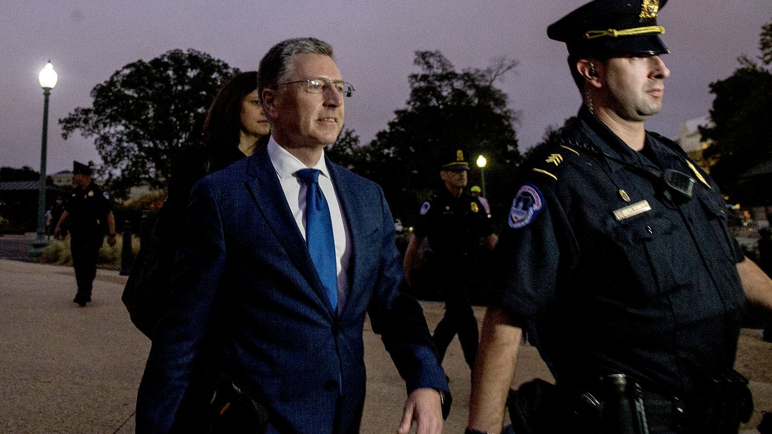 Image: Former Special Envoy to Ukraine Kurt Volker leaves Capitol Hill on O
