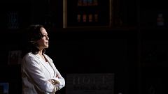 Image: Sen. Kamala Harris, D-Calif., speaks during a roundtable in Burlingt