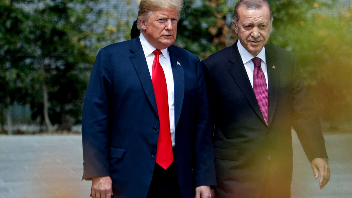Image: President Donald Trump and Turkish President Recep Tayyip Erdogan at