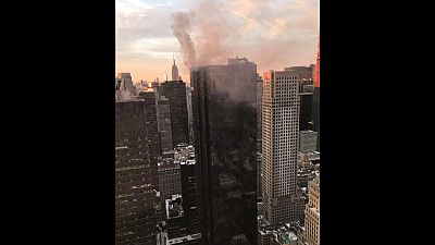 حريق في برج ترامب