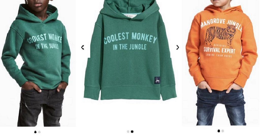 monkey hoodie h&m