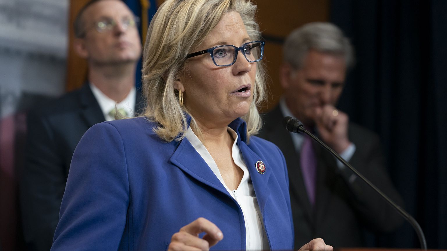 Image: Kevin McCarthy, Liz Cheney, Doug Collins