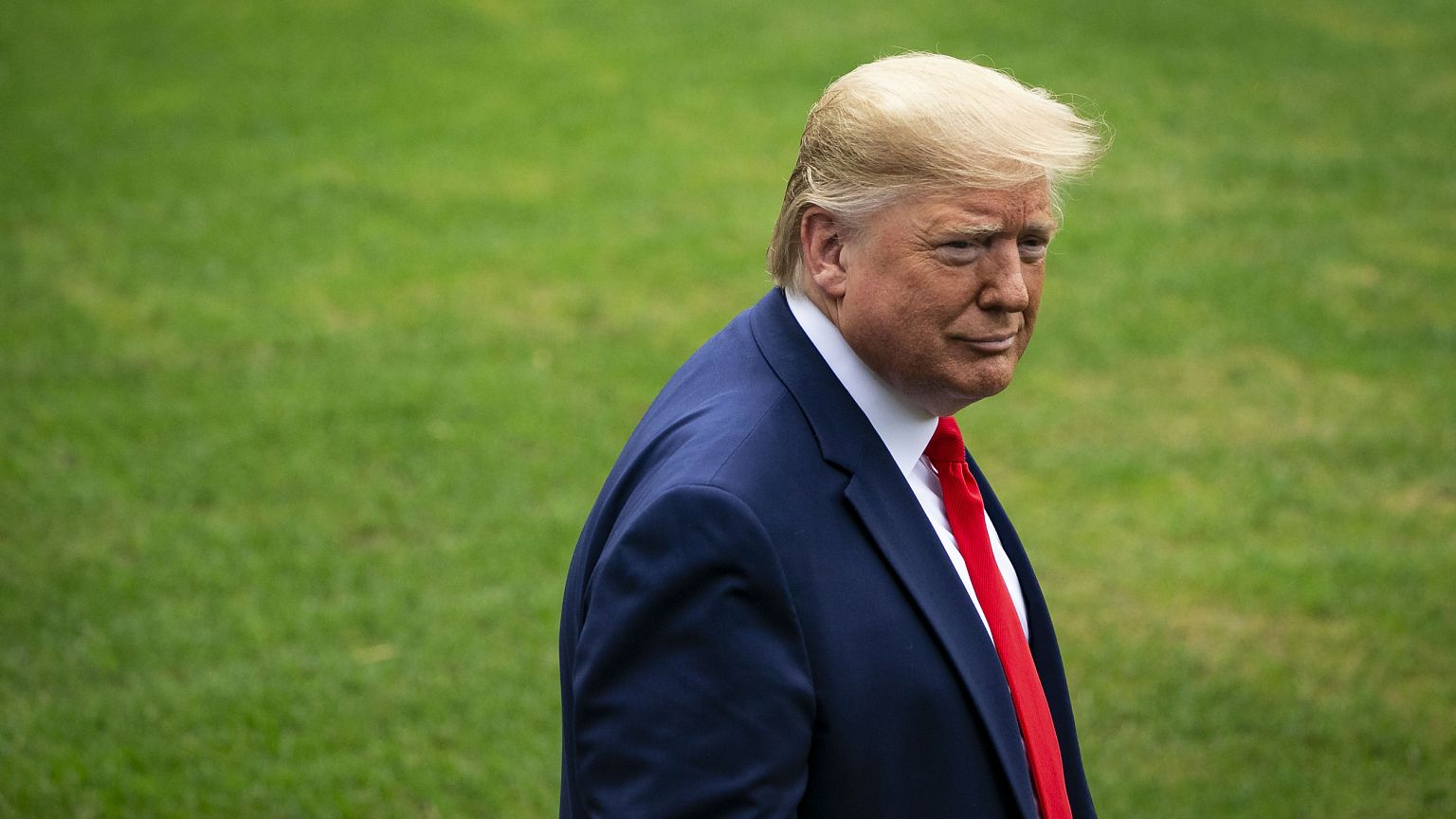President Trump Departs White House For Florida