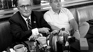 Image: Rudy Giuliani has coffee with Ukrainian-American businessman Lev Par