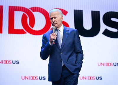 Joe Biden speaks at the UnidosUS Annual Conference\'s Luncheon in San Diego on Aug. 5, 2019.