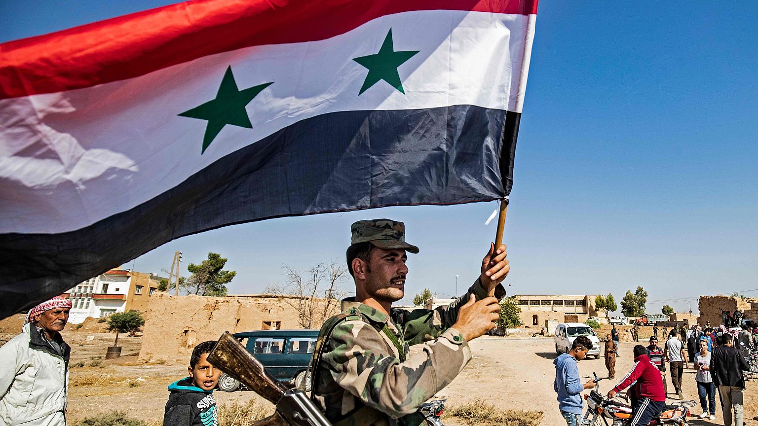 Syrian regime soldier