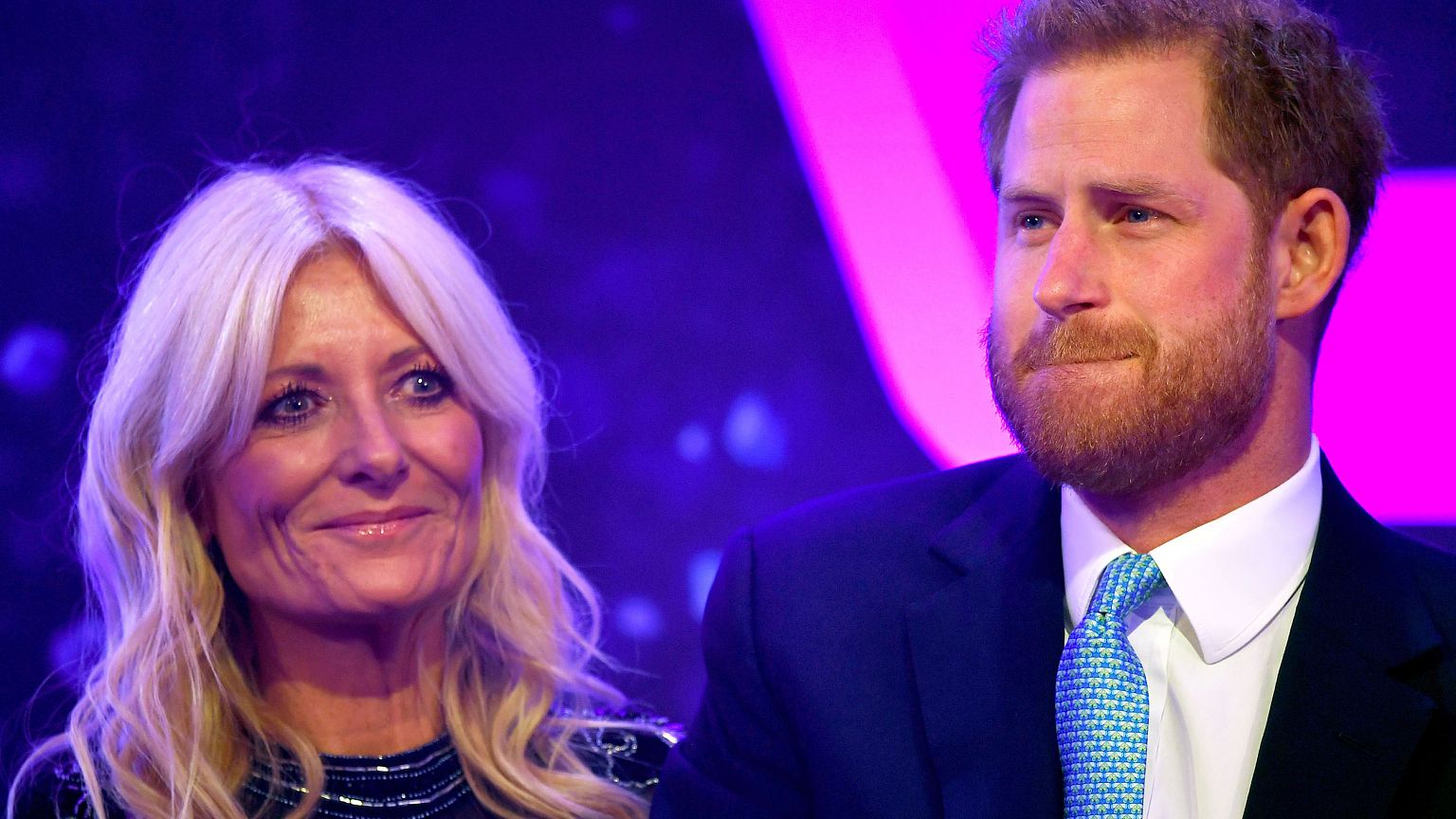 Image: Prince Harry, Duke of Sussex, delivers a speech during the WellChild