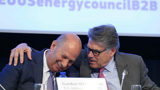 Image; Gordon Sondland, Rick Perry, EU-U.S Energy Council B2B Forum on LNG