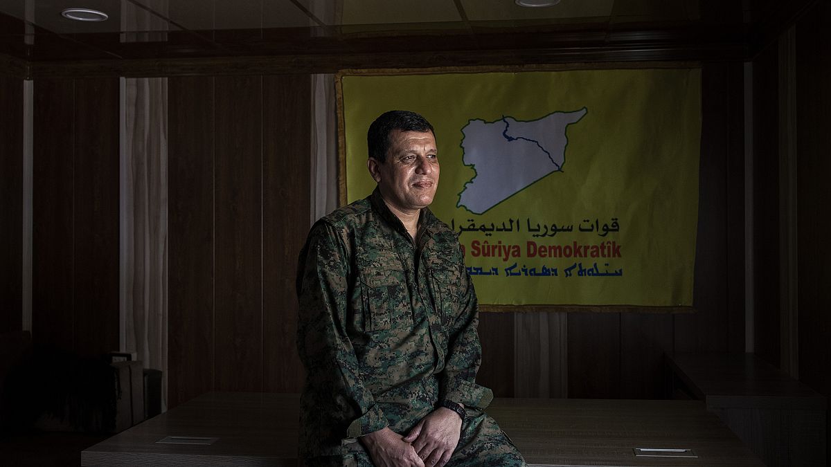 Image: Mazlum Kobani, the commander of the American-backed Syrian Democrati