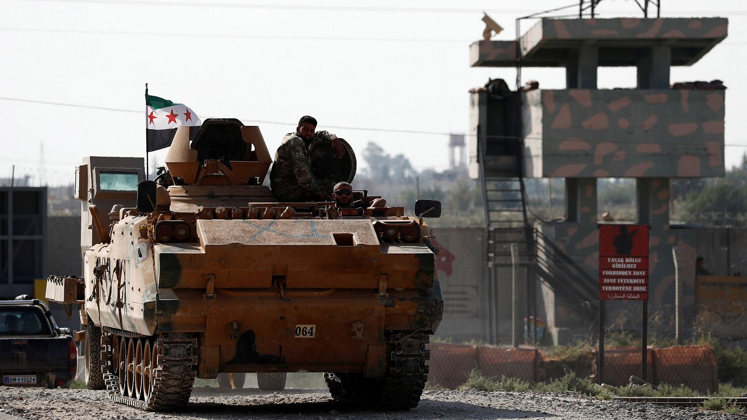 Image: Turkey-backed Syrian rebel fighters