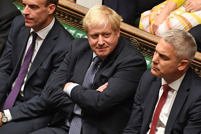 After Saturday\'s votes a defiant Johnson said he was not "daunted or dismayed" by the result.