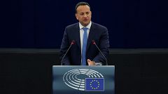 Leo Varadkar e Michel Barnier