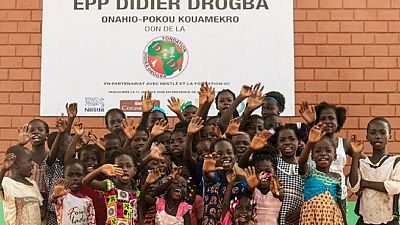 Côte d'Ivoire : un village doté d'une école appropriée par la Fondation Didier Drogba