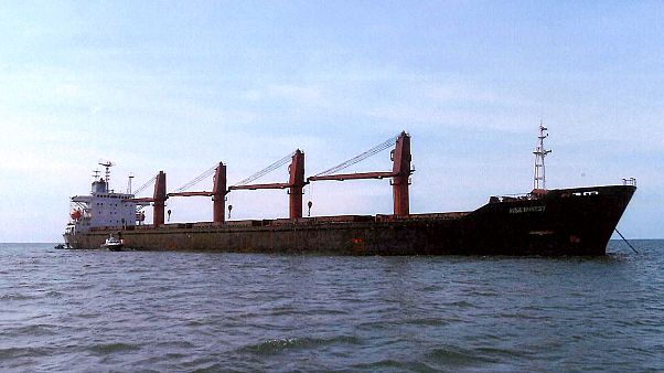 Image: The North Korean ship, "Wise Honest." Image: The North Korean ship, "Wise Honest."