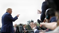 Image: U.S. President Donald Trump departs for South Carolina