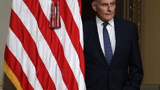 White House Chief of Staff John Kelly attends a meeting in Washington, D.C.