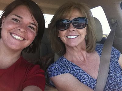 Kayla Mueller, an American humanitarian worker from Prescott, Arizona, with her mother Marsha Mueller.