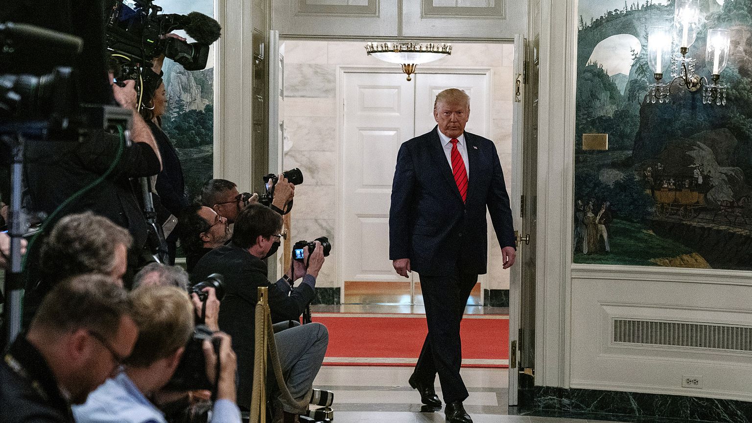 Image: President Trump Makes Statement On The Raid That Killed ISIS Leader 