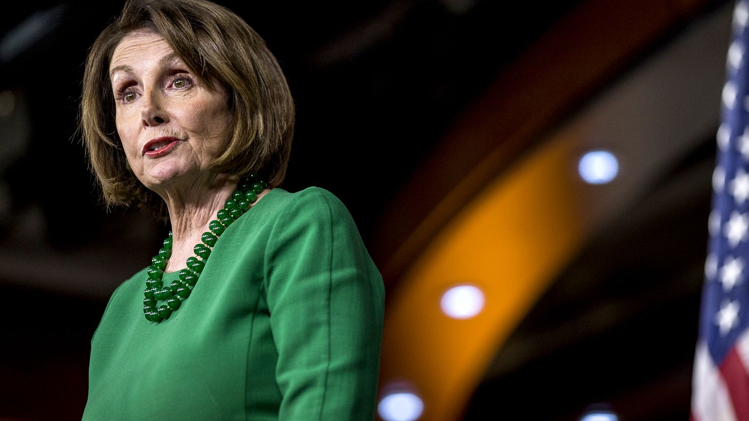 Image: House Speaker Nancy Pelosi speaks at a news conference on Capitol Hi