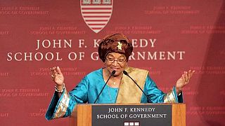[Photos] Africa's first female president: Liberia's Ellen Johnson Sirleaf