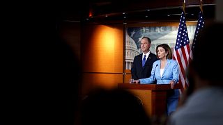 Image: House Intelligence Committee Chairman Adam Schiff and House Speaker 