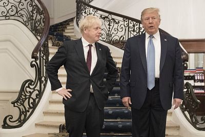 Johnson meets Trump in Biarritz, France, this August.
