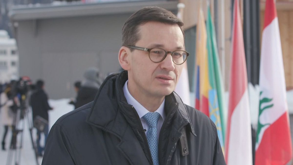 Νταβός 2018: Ο πρωθυπουργός της Πολωνίας, Ματέους Μοραβιέτσκι στο Euronews